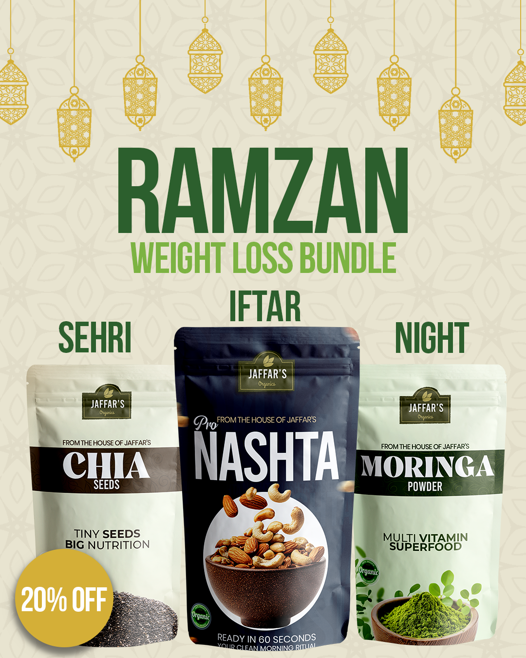 Ramzan Weight Loss Bundle | Sehri + Iftar Fat Control System