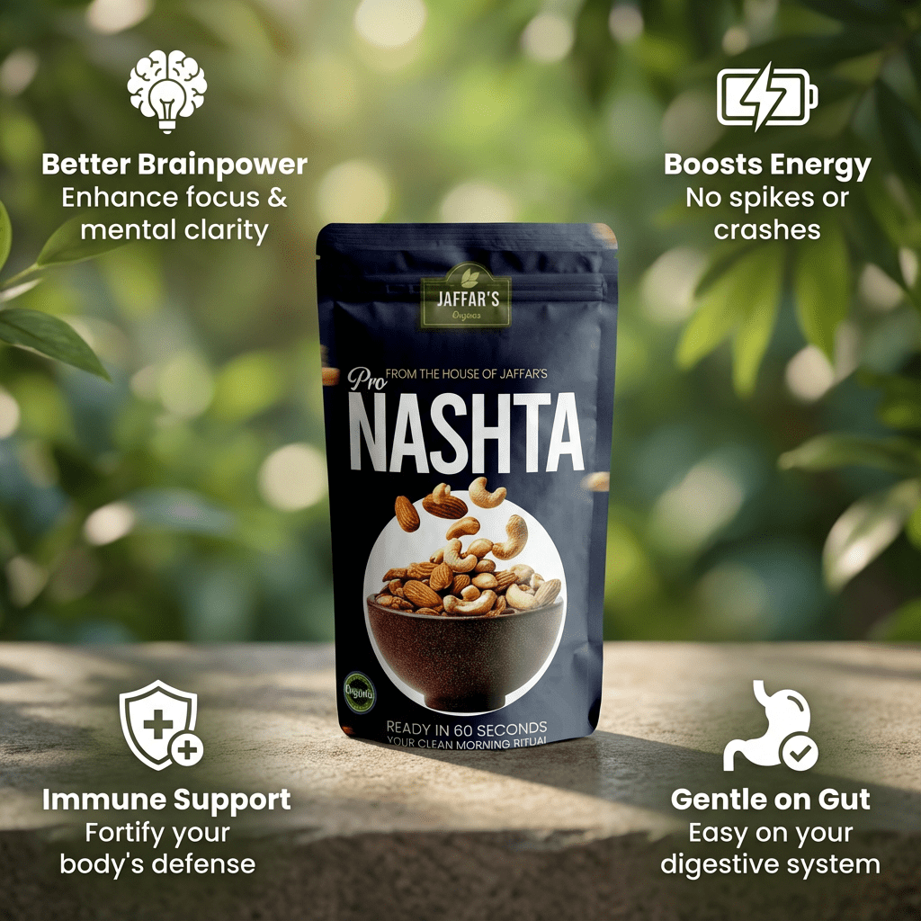 Pro Nashta – High - Energy Organic Breakfast Mix - Jaffar's | Pakistan's1 Organic Store